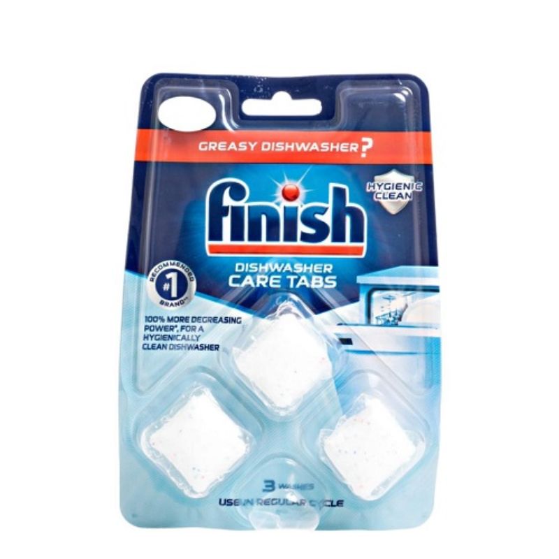 Viên vệ sinh máy rửa bát Finish vỉ 3 viên FVVS3RG