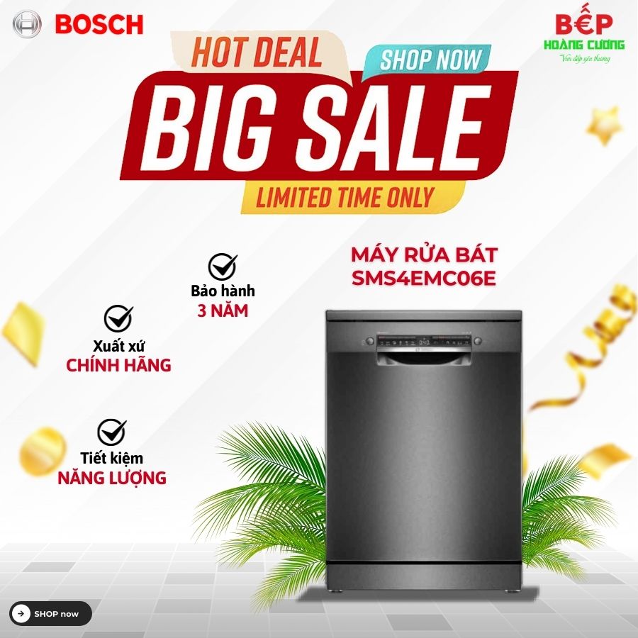 Máy rửa bát Bosch SMS4EMC06E