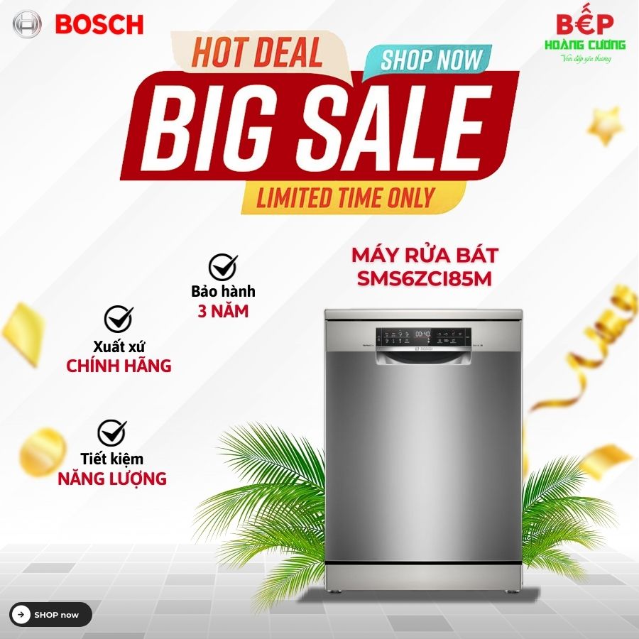 Máy rửa bát Bosch SMS6ZCI85M
