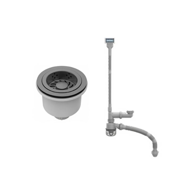 Bộ xả chậu 1 hộc Hafele 567.24.491 Đen
