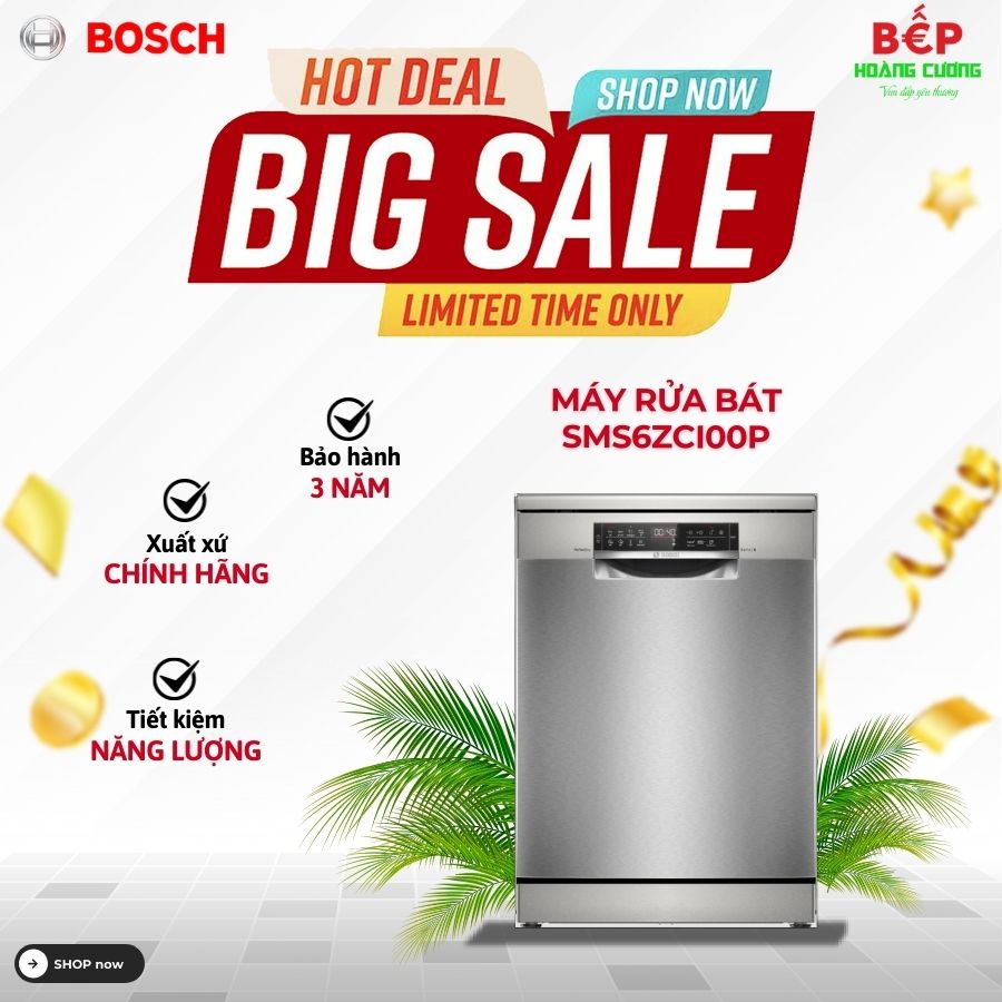 Máy rửa bát Bosch SMS6ZCI00P