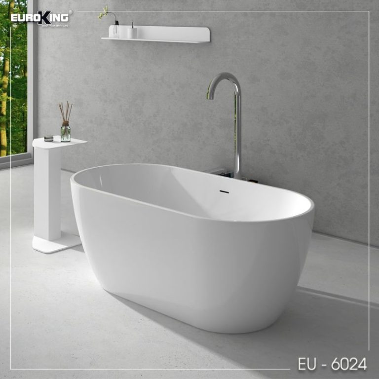 Bồn tắm Diva EuroKing không massage EU-6024-1650 White