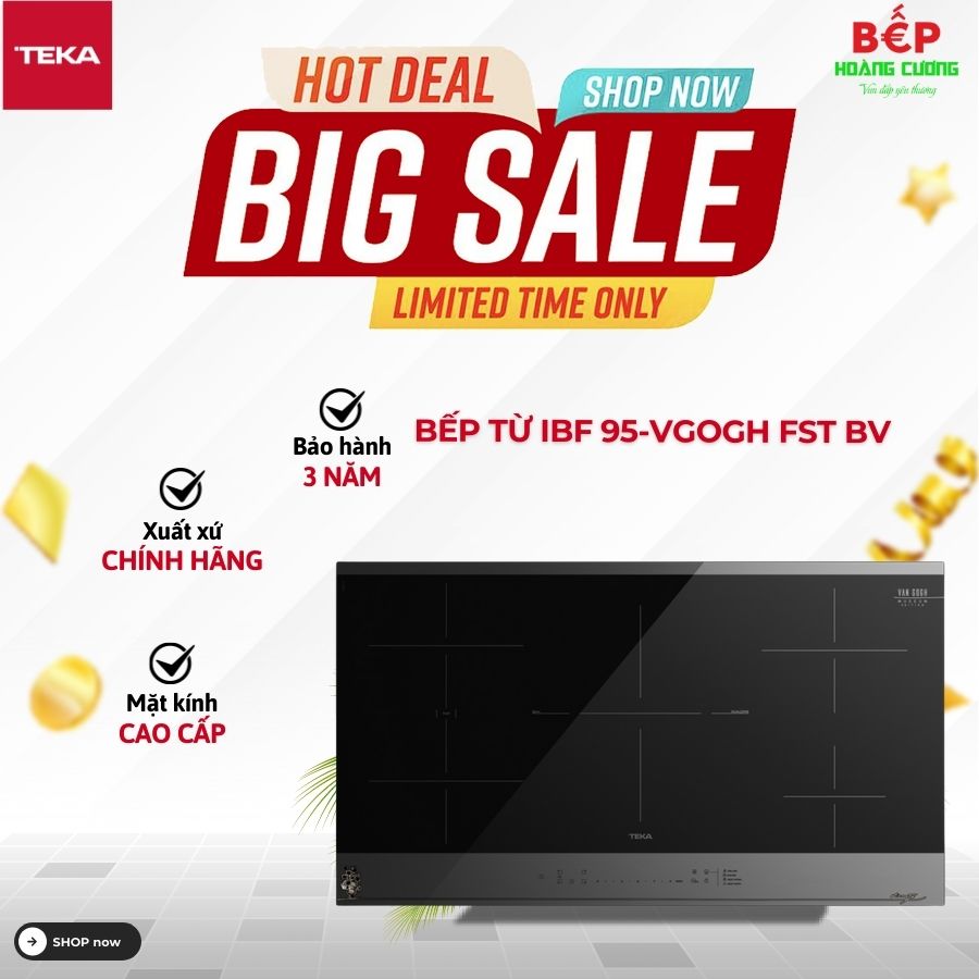 Bếp từ Teka 5 vùng nấu IBF 95-VGogh FST BV 112510047