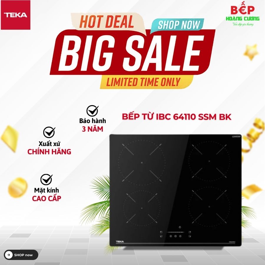 Bếp từ 4 vùng nấu Teka IBC 64110 SSM BK 112520051