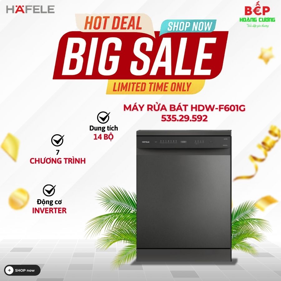 Máy rửa chén Hafele HDW-F601G 535.29.592