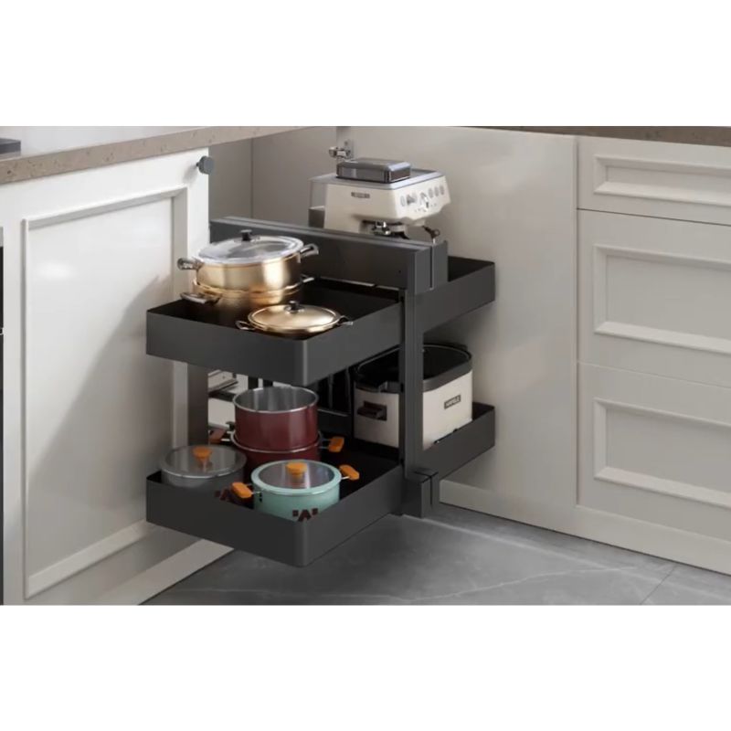 Bộ rổ góc Corner Agent 900mm Hafele 545.14.339