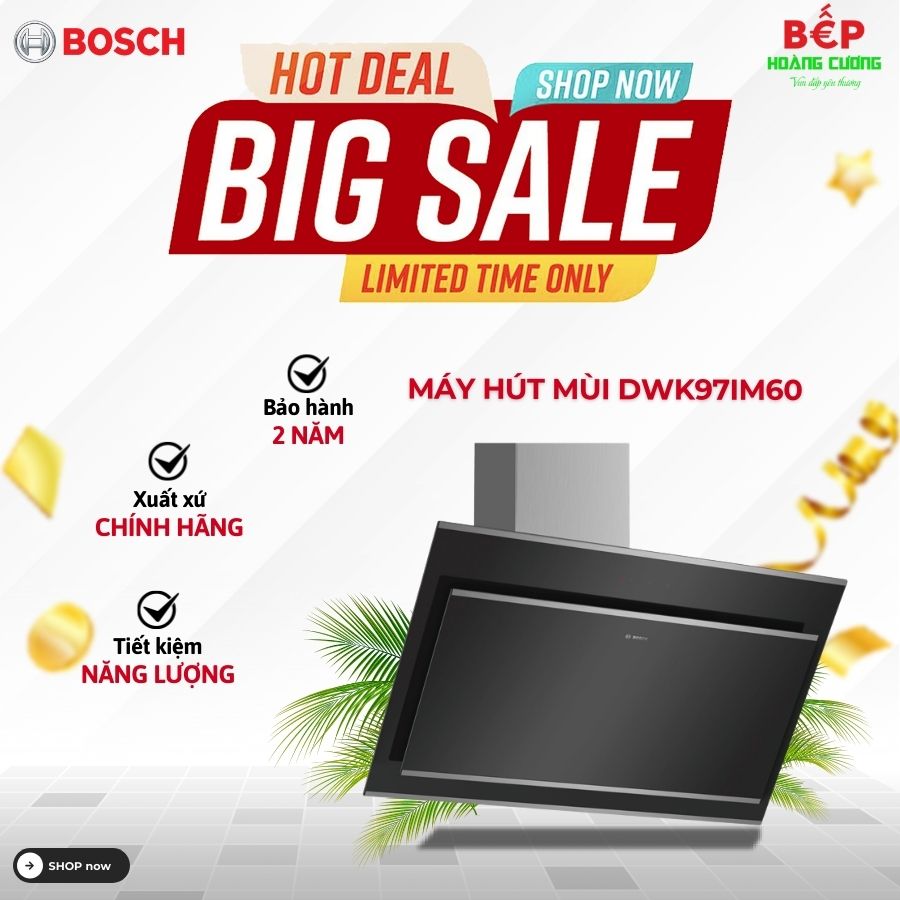 Máy hút mùi âm tủ Bosch DWK97IM60