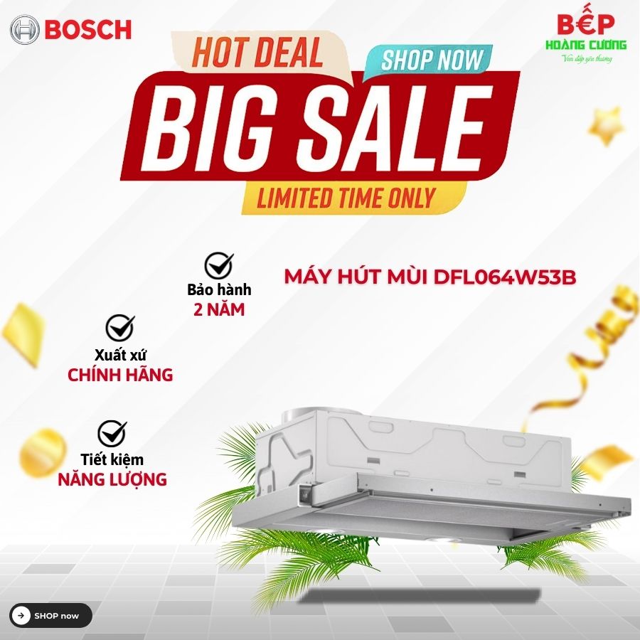 Máy Hút Khói Khử Mùi Bosch DFL064W53B
