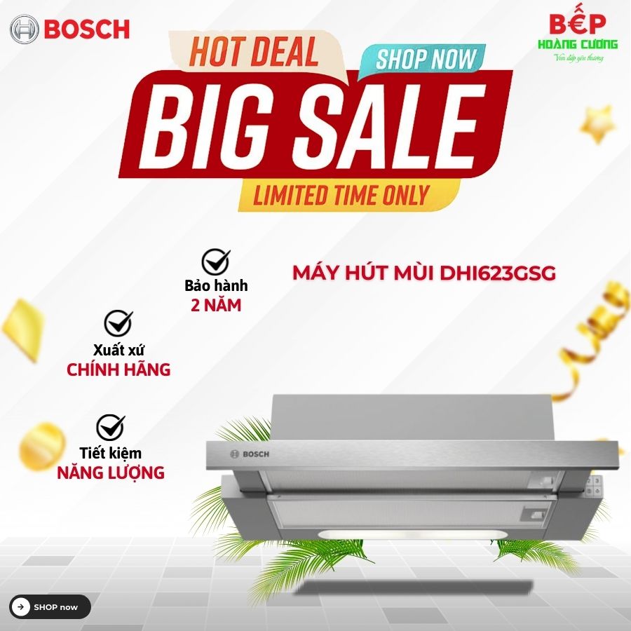 Máy hút khói khử mùi BOSCH DHI623GSG 539.86.052