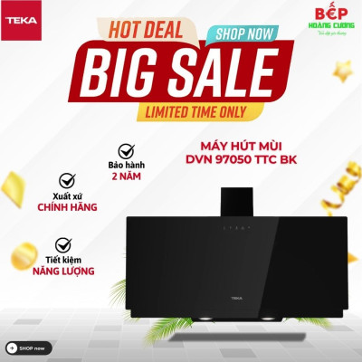 Máy hút mùi nghiêng Teka DVN 97050 TTC BK 112950012