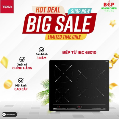 Bếp từ 3 vùng nấu lắp âm Teka IBC 63010 112520006