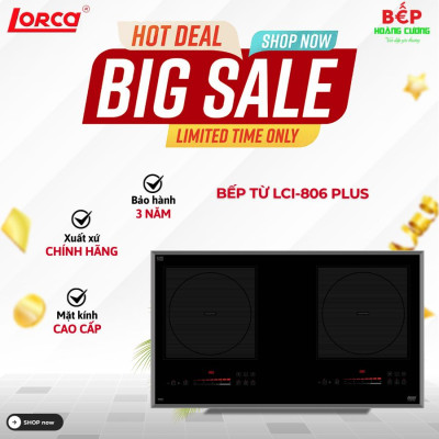 Bếp từ đôi Lorca LCI-806 Plus