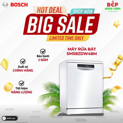 MÁY RỬA BÁT BOSCH SMS8ZDW48M