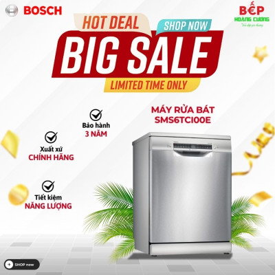 Máy rửa bát Bosch SMS6TCI00E