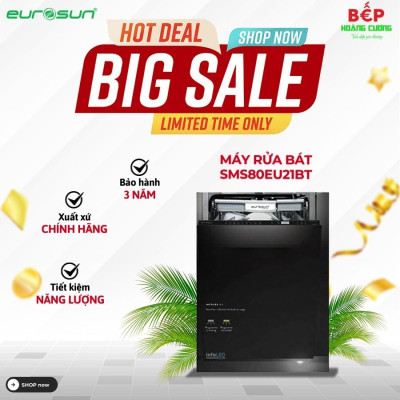 Máy rửa bát EUROSUN SMS80EU21BT