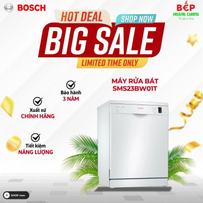 Máy rửa bát độc lập Bosch SMS23BW01T