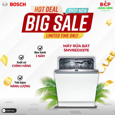 Máy rửa bát Bosch SMV6EDX57E