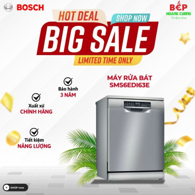 Máy rửa bát Bosch SMS6EDI63E