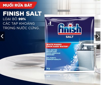 Muối rửa bát Finish Salt 1Kg