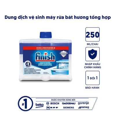 Dung dịch vệ sinh máy rửa bát Finish 250 ml