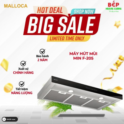 Máy hút khói, khử mùi Malloca MIN F-205