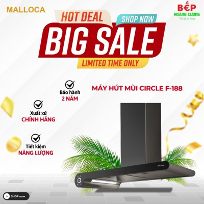 Máy húi khói, khử mùi Malloca CIRCLE F-188