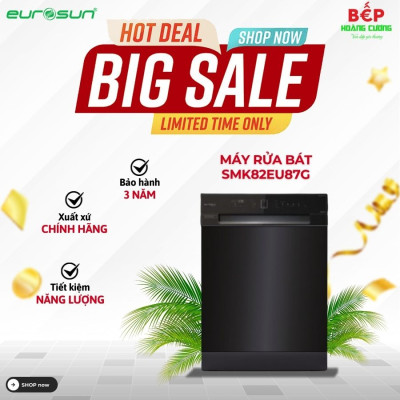 Máy rửa bát 15 bộ Eurosun SMK82EU87G