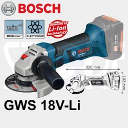 Máy mài góc dùng pin Bosch Gws 18 V-LI PROFESSIONAL