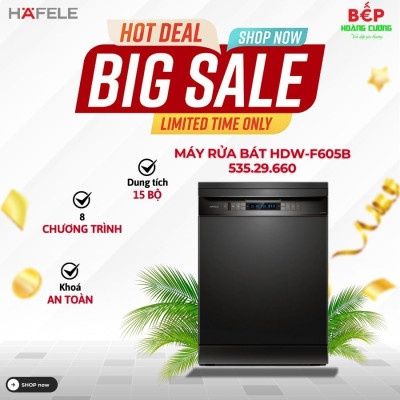 Máy rửa bát độc lập Hafele HDW-F605B 535.29.660