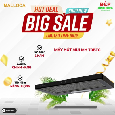 Máy hút mùi âm tủ Malloca MH 70BTC