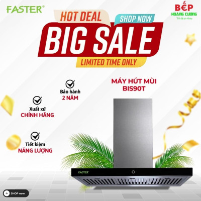 Máy hút mùi Faster BIS90T
