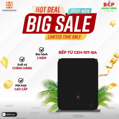 Bếp từ đơn Hawonkoo CEH-107-BA di động