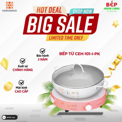 Bếp từ đơn Hawonkoo CEH-101-I-PK di động
