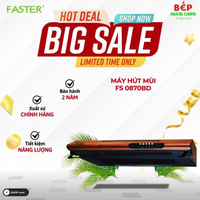 Máy hút mùi Faster FS 0870BD