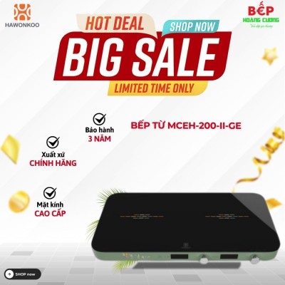Bếp từ đôi Hawonkoo MCEH-200-II-GE di động