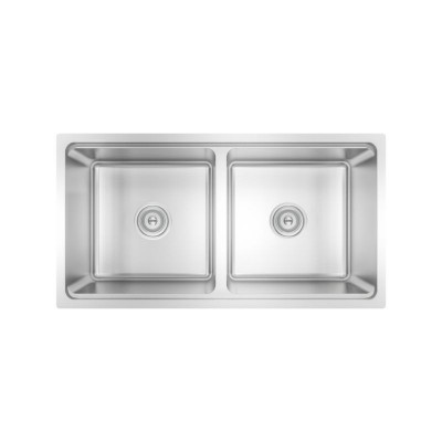 Chậu rửa bát inox 2 hố Konox KN8646DU Dekor Basic