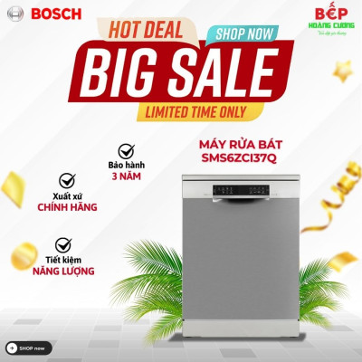 Máy rửa bát độc lập Bosch SMS6ZCI37Q Serie 6