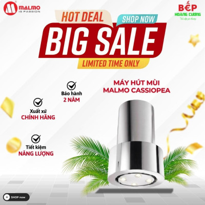 Máy hút khói khử mùi MALMO Cassiopea
