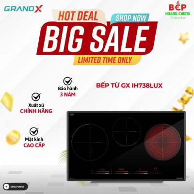 Bếp từ GrandX GX IH738Lux  