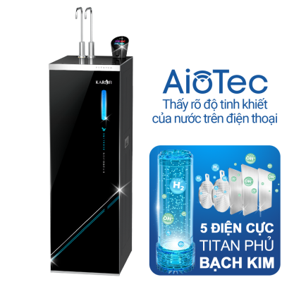 Máy lọc nước nóng lạnh Hydro-ion kiềm Karofi KAE-S695