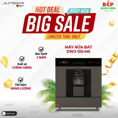 Máy rửa bát Junger LEOPARD-DWJ-133-MS