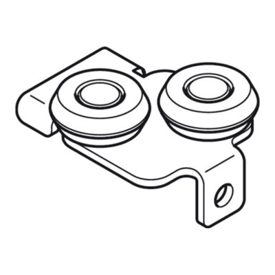 ALUFLEX 80 BÁNH XE DẪN HƯỚNG HÄFELE 403.50.971