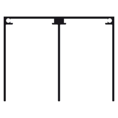 ALUFLEX 80 RAY ĐÔI TRÊN MÀU BẠC 3M HÄFELE 403.75.385