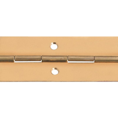 Bản lề piano 32x0.8mm x3.5m (đồng bóng) Hafele 351.03.847
