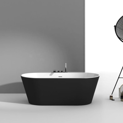 Bồn tắm EuroKing không massage EU-6057 Nhám/Đen