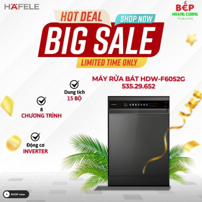 Máy rửa chén Hafele HDW-F6052G 535.29.652