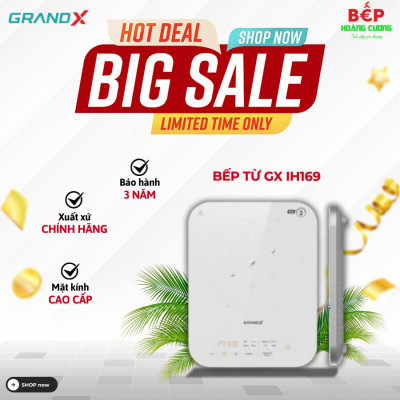 Bếp từ đơn GrandX GX IH169