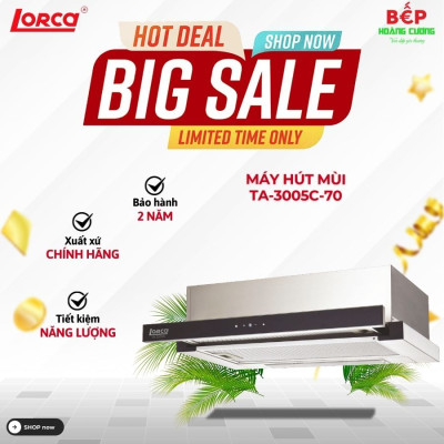 Máy hút mùi Lorca TA 3005C-70