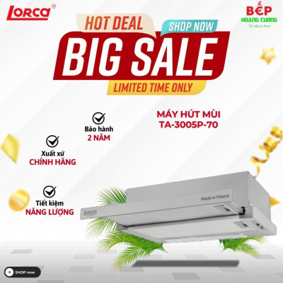 Máy hút mùi Lorca TA 3005P-70