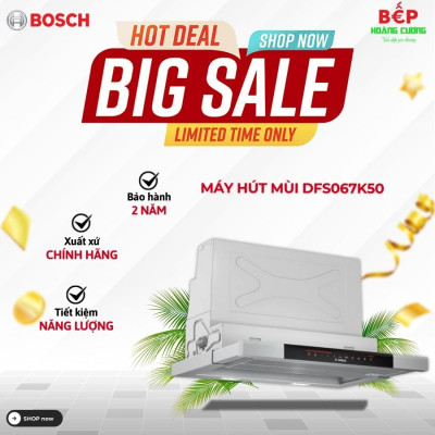 Máy hút mùi âm tủ Bosch DFS067K50